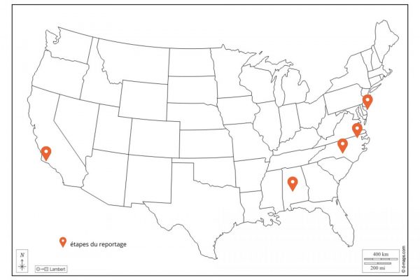 Carte reportage Amazon USA